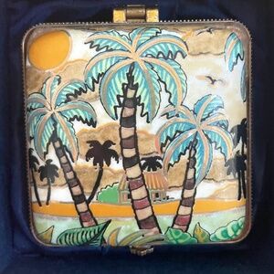 Antique Porcelain Trinket Box Hand Painted ByCagiftcorp Miami Beach